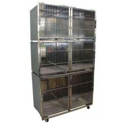 Canil Gaiola Inox 6 Lugares