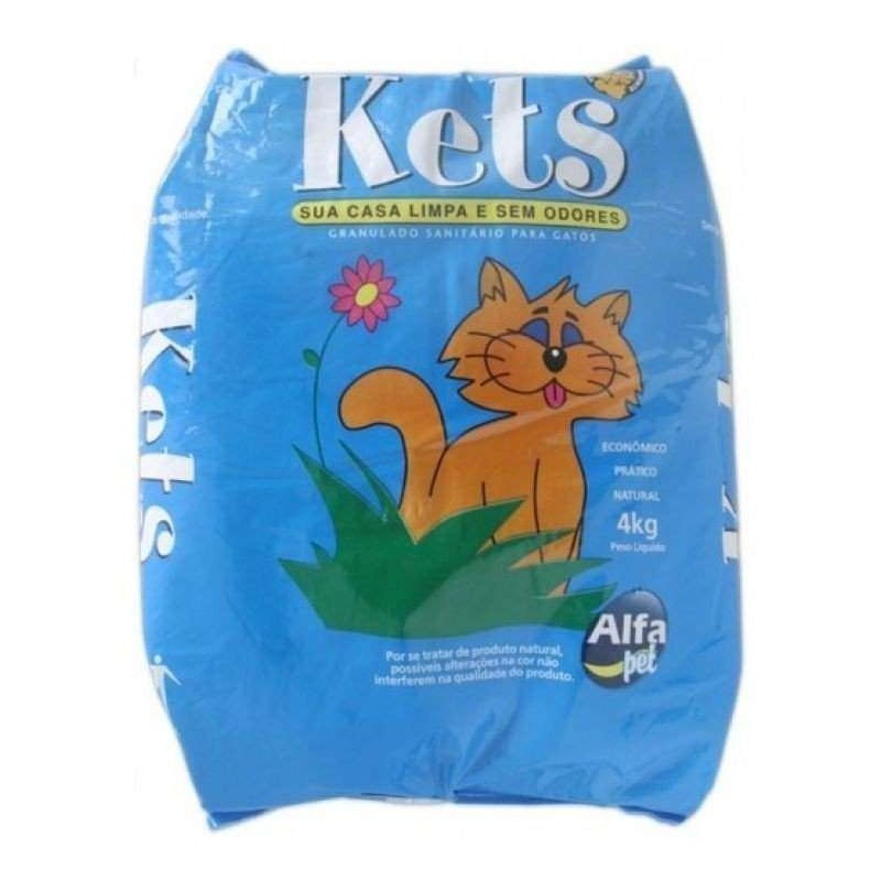 Areia Para Gato Kets 4Kg