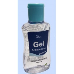 Higienizador Álcool 70º Para Mãos S/ Perfume 55g
