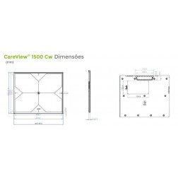 Digitalizadora DR CareView 1500Cw