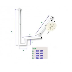 DL4000 FOCO CIRURGICO 24 LEDS TETO - VETERINARIO