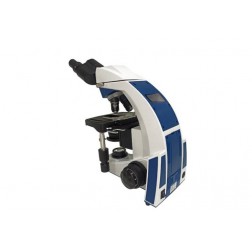 Microscópio Biológico Binocular Série Blue até 1600x com Bateria recarregável Objetivas Acromáticas