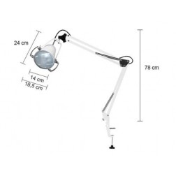 Luminária com Foco De Luz Fria Concentrado De Led Apoio de mesa - Estek