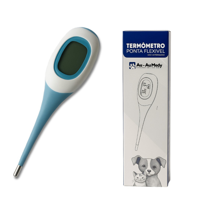 Termômetro Veterinário Rápido Flexível
