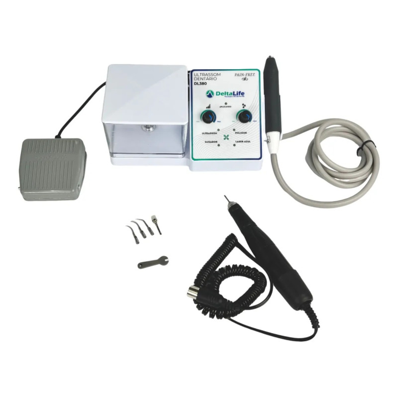 DL380 ULTRASSOM DENTARIO COM LED C/ POLIDOR - VETERINARIO