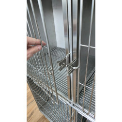 MODULO CANIL INOX DUPLO