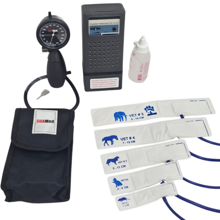 Kit Doppler Veterinário DV 610V com Esfigmomanômetro| Evolução Pet
